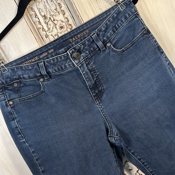 Talbots Heritage Ankle 10P Medium Wash Jeans - Picture 2 of 7